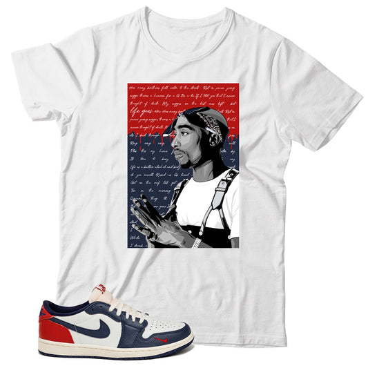 Jordan 1 Low Howard University shirt