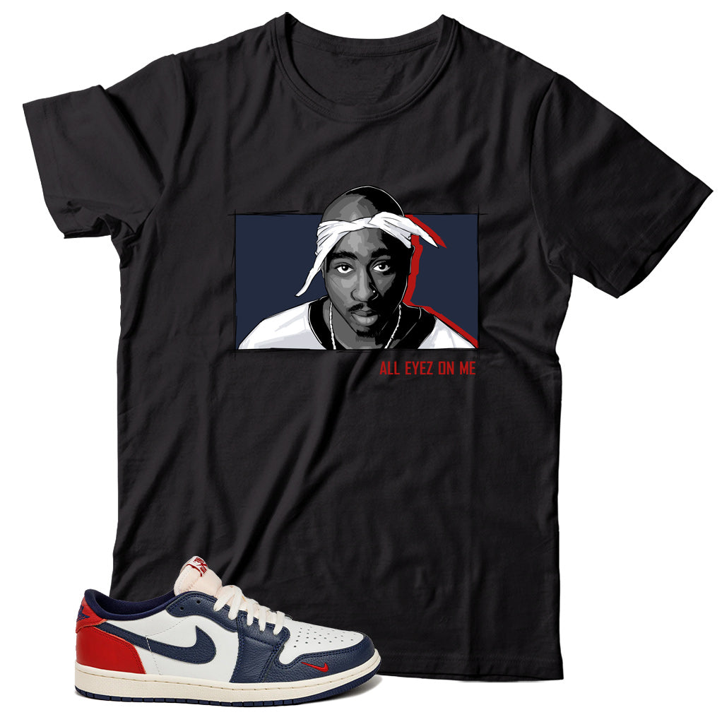 Jordan 1 Low Howard University shirt