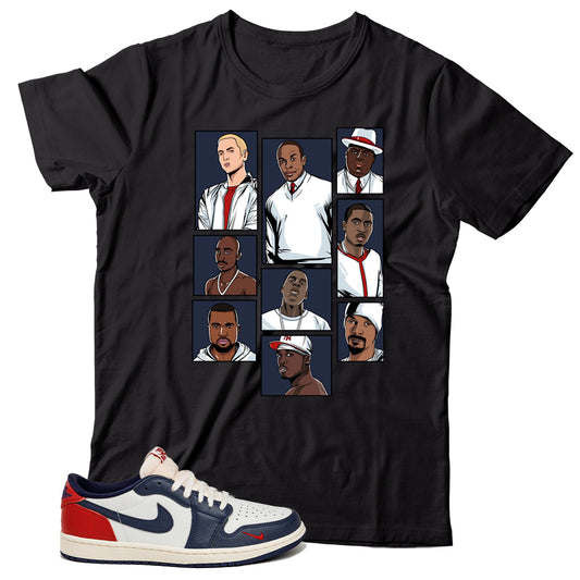 Jordan 1 Low Howard University shirt