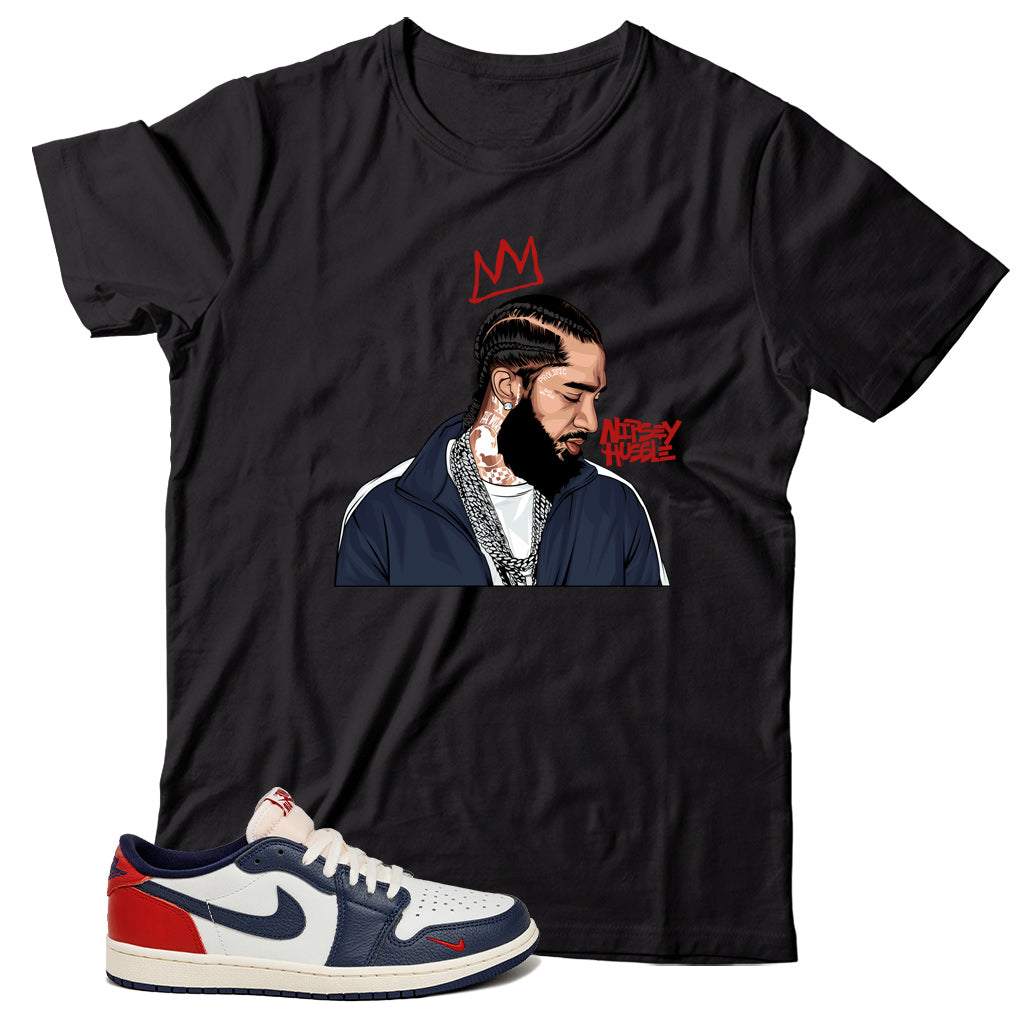 Jordan 1 Low Howard University shirt