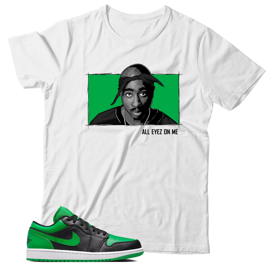 Jordan 1 Low Lucky Green Match T-Shirt