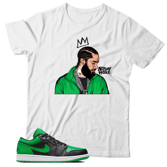 Jordan 1 Low Lucky Green Shirt