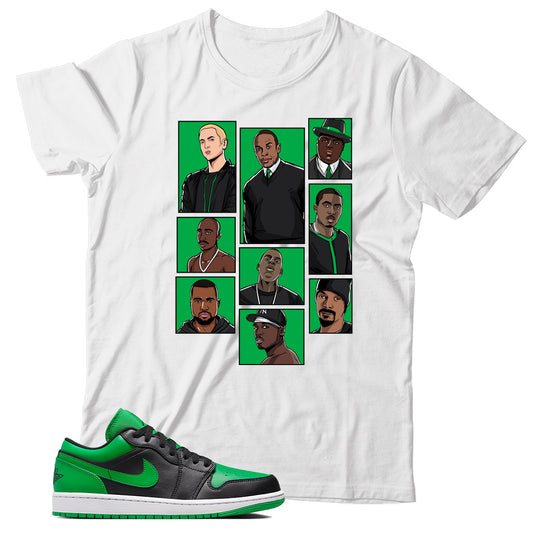 Jordan 1 Low Lucky Green Shirt