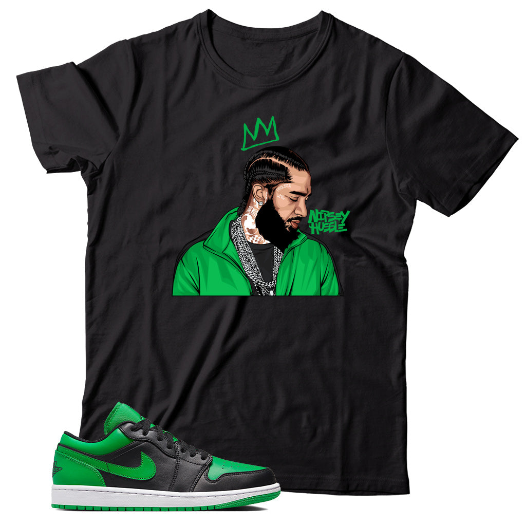 Jordan 1 Low Lucky Green Shirt