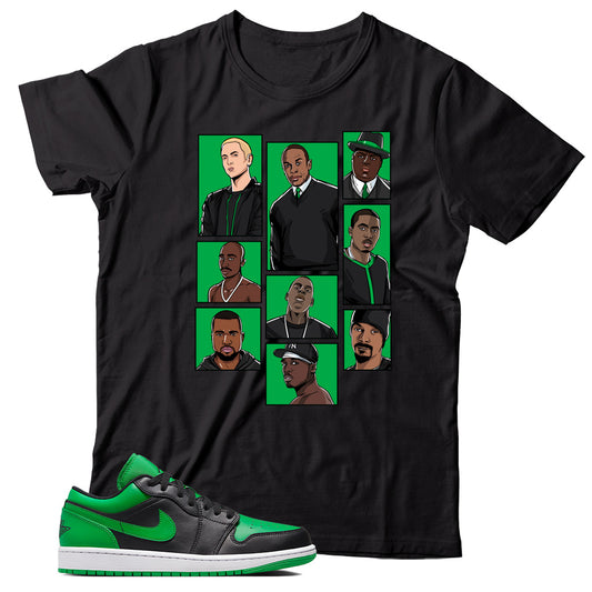 Jordan 1 Low Lucky Green Shirt