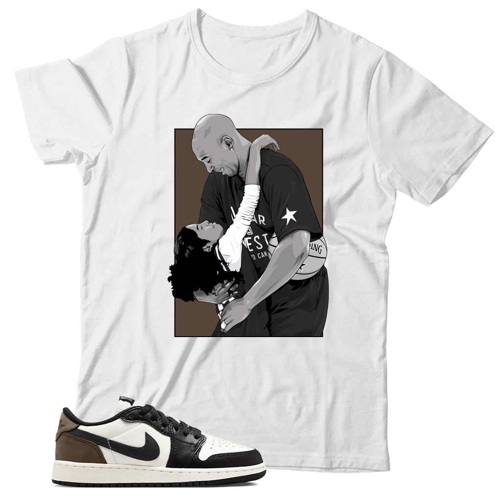 Jordan 1 Low Mocha shirt