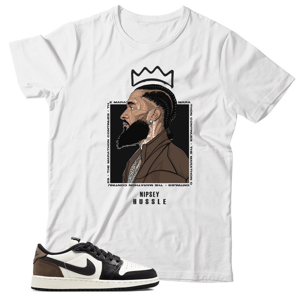 Jordan 1 Low Mocha shirt