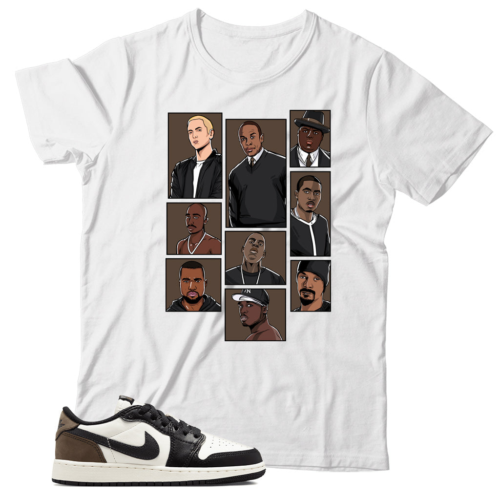 Jordan 1 Low Mocha shirt