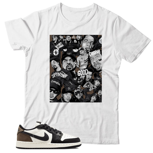 Jordan 1 Low Mocha shirt