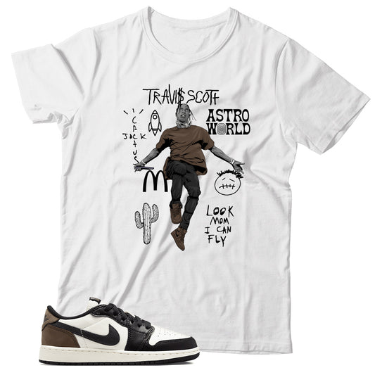 Jordan 1 Low Mocha shirt