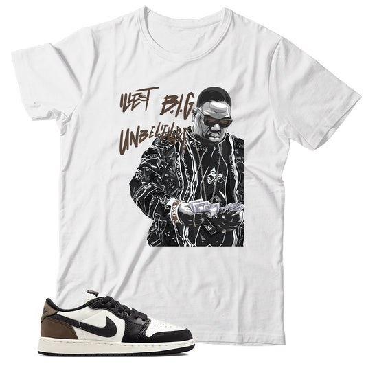 Jordan 1 Low Mocha shirt