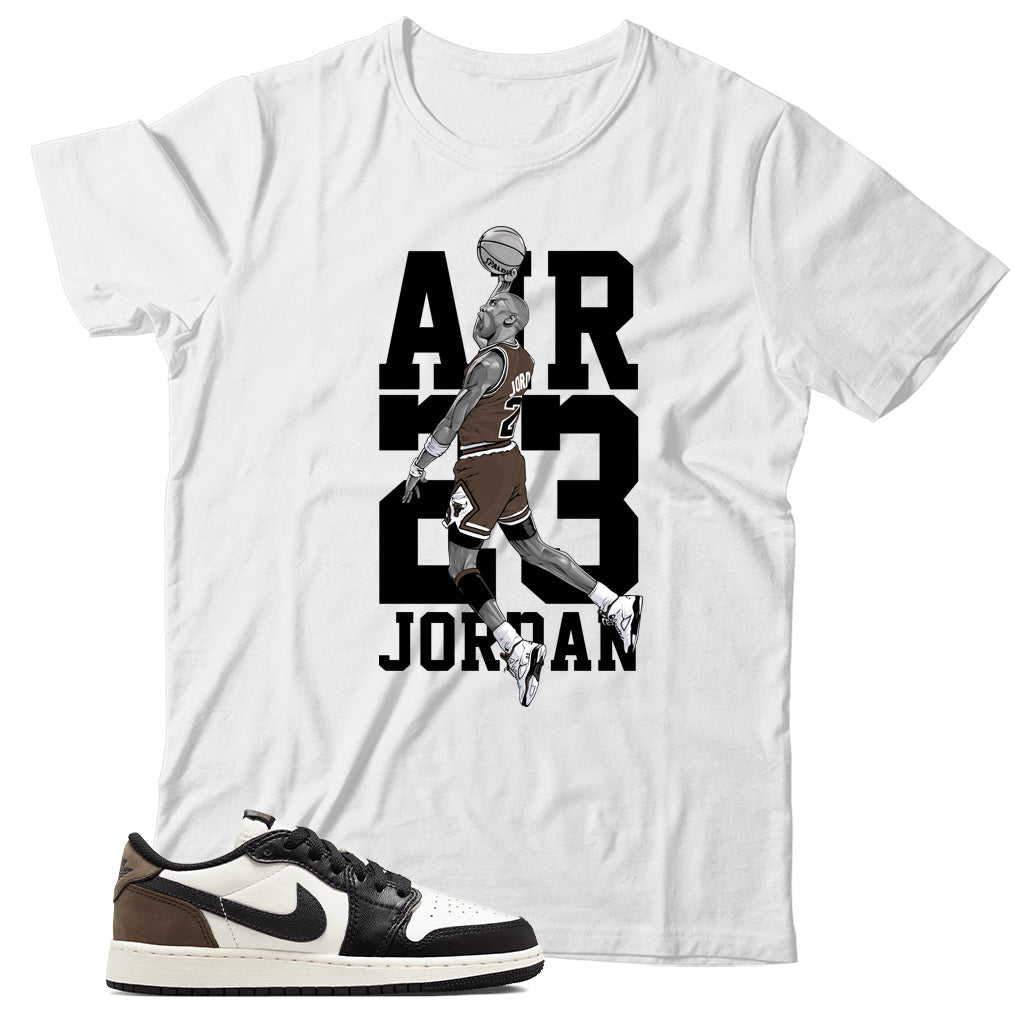 Jordan 1 Low Mocha shirt