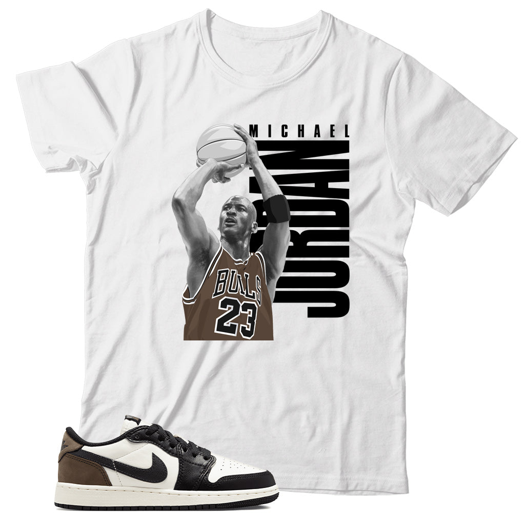 Jordan 1 Low Mocha shirt