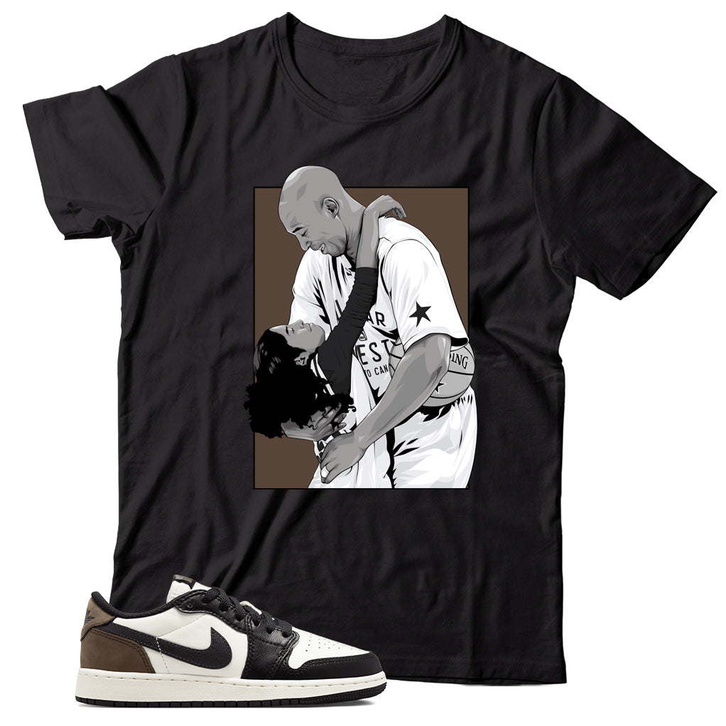 Jordan 1 Low Mocha shirt