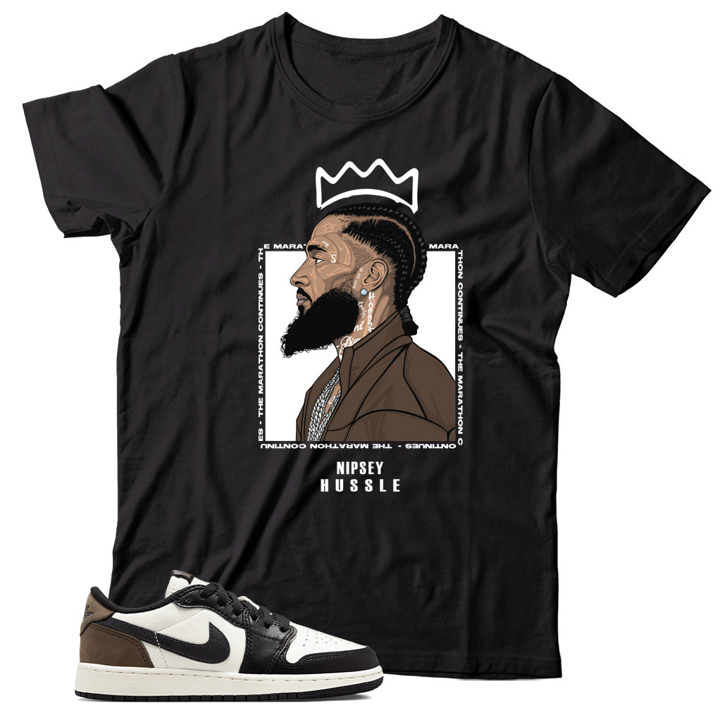 Jordan 1 Low Mocha shirt