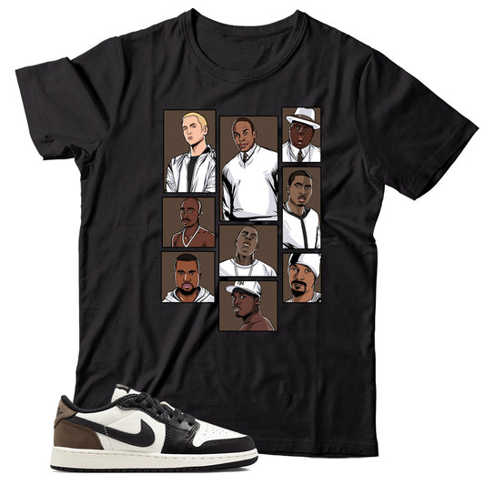 Jordan 1 Low Mocha shirt