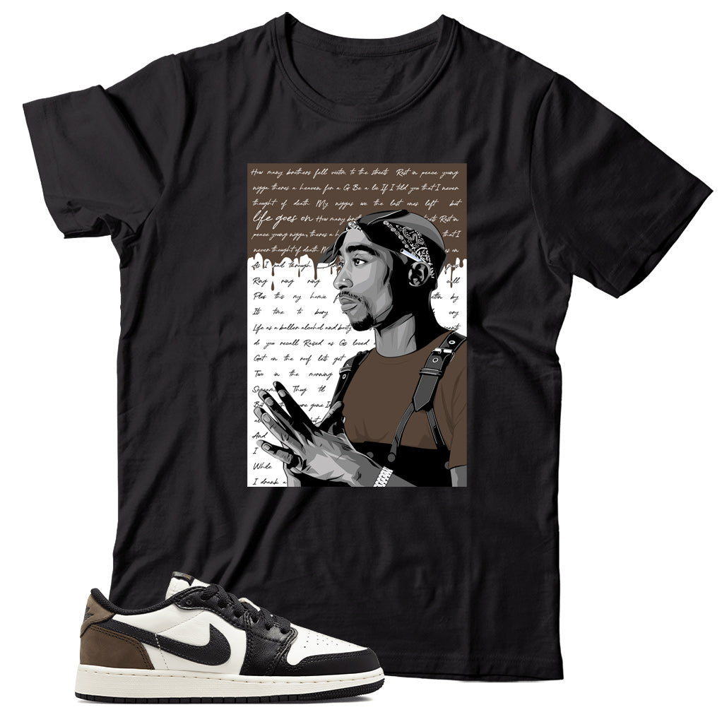 Jordan 1 Low Mocha shirt