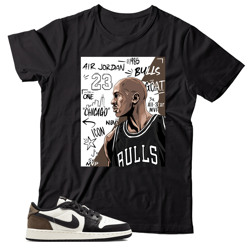 Jordan 1 Low Mocha shirt