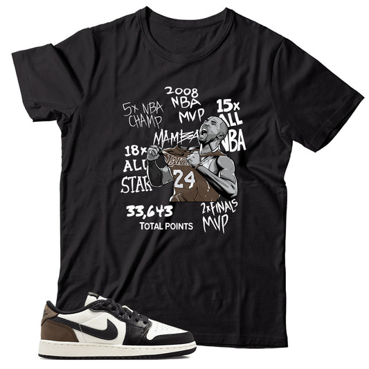 Jordan 1 Low Mocha shirt