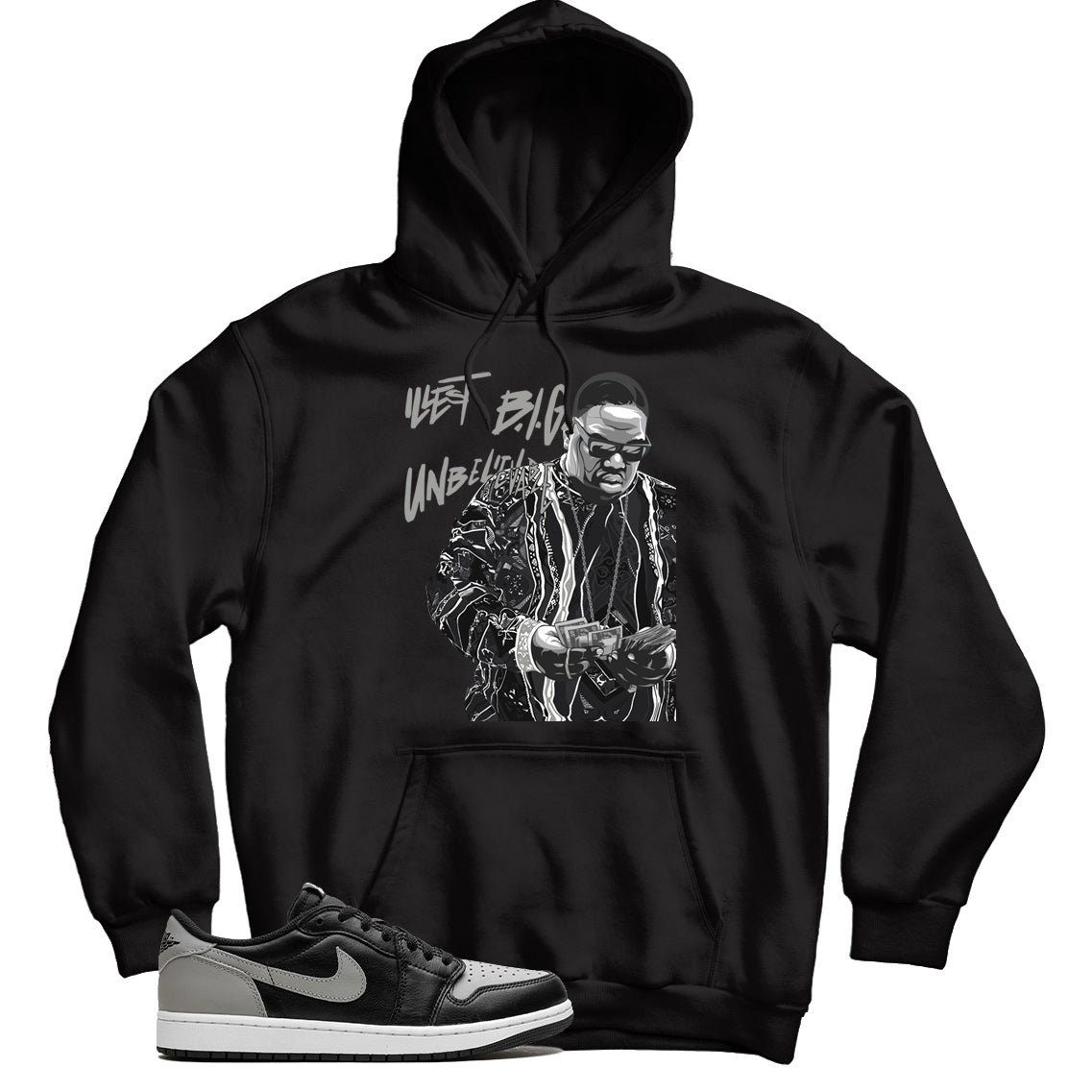 Hoodie Match Jordan 1 Low Shadow