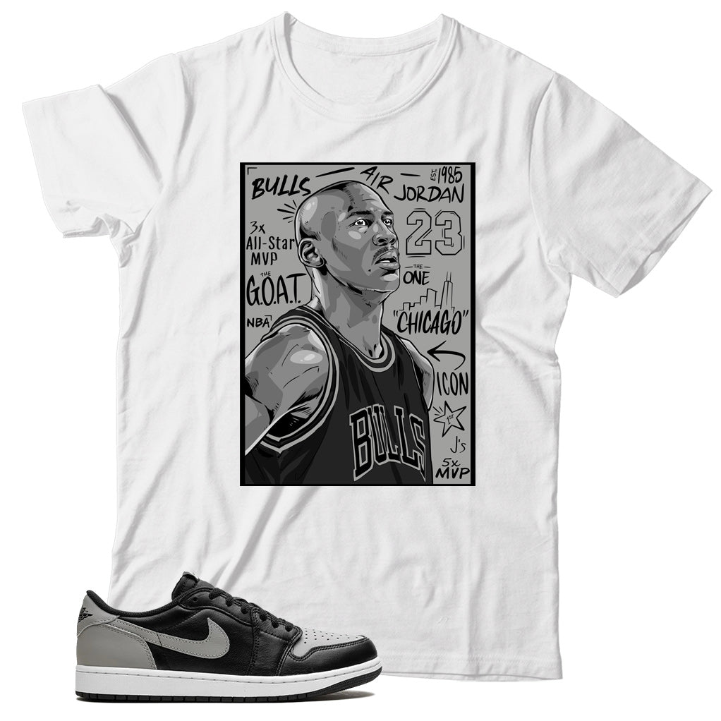 Jordan 1 Low Shadow shirt