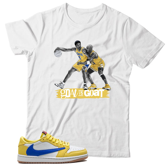 Shirt Match Jordan 1 Low Travis Scott Canary