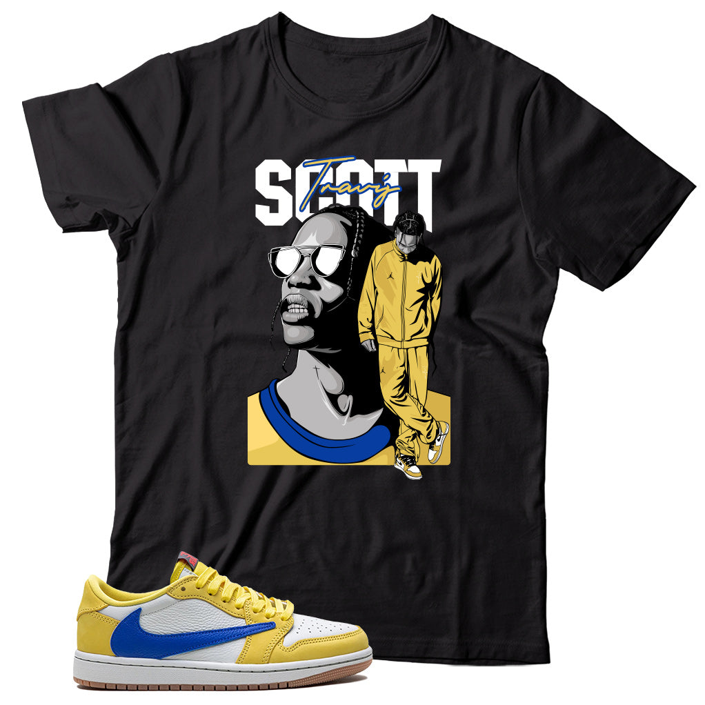 Shirt Match Jordan 1 Low Travis Scott Canary