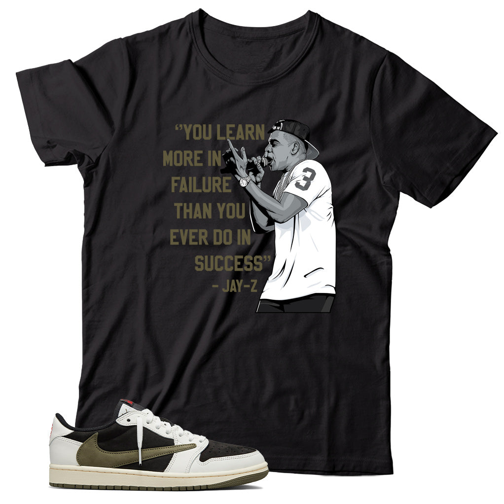 JZ - Travis Scott x Air Jordan 1 Low OG Olive Match T-Shirt – Shirt ...