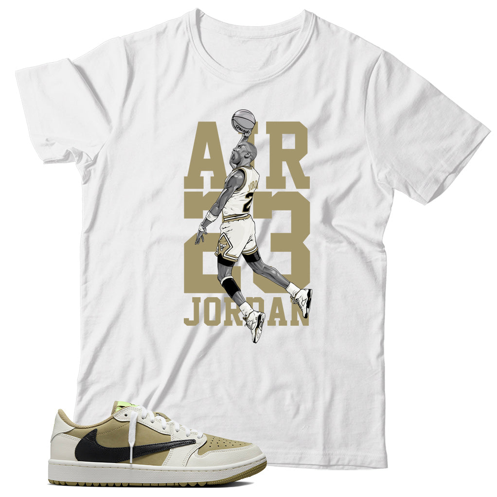 Jordan 1 Low Golf Travis Scott shirt