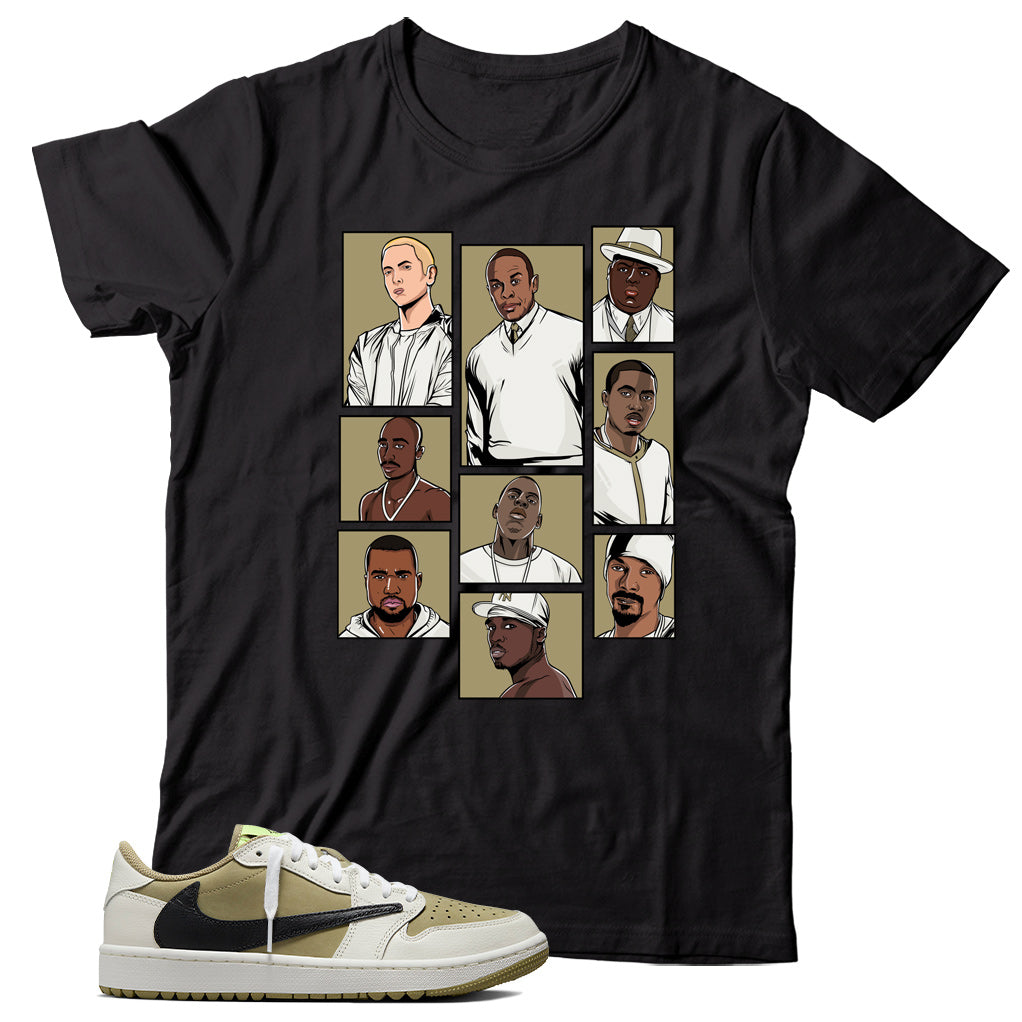 Jordan 1 Low Golf Travis Scott shirt