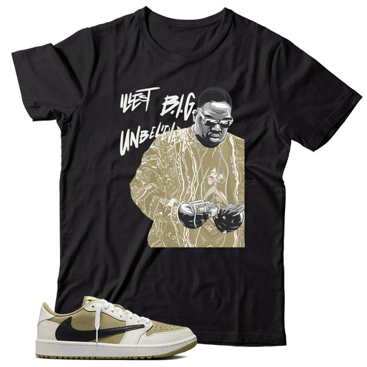 Jordan 1 Low Golf Travis Scott shirt