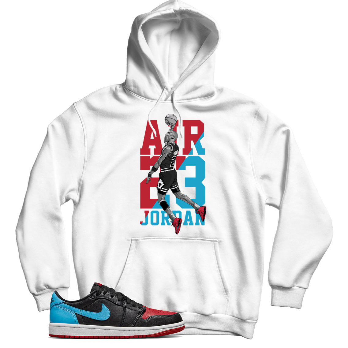 Jordan 1 Low UNC To CHI hoodie