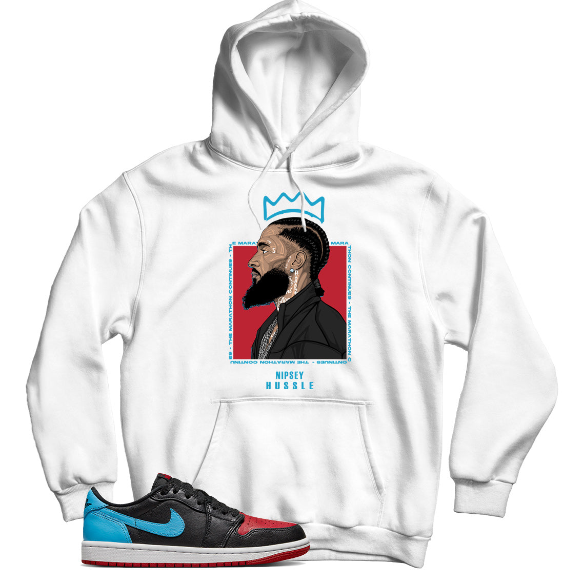 Jordan 1 Low UNC To CHI hoodie