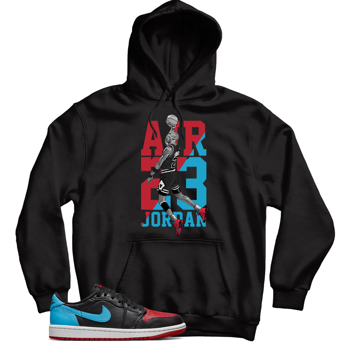 Jordan 1 UNC To CHI hoodie