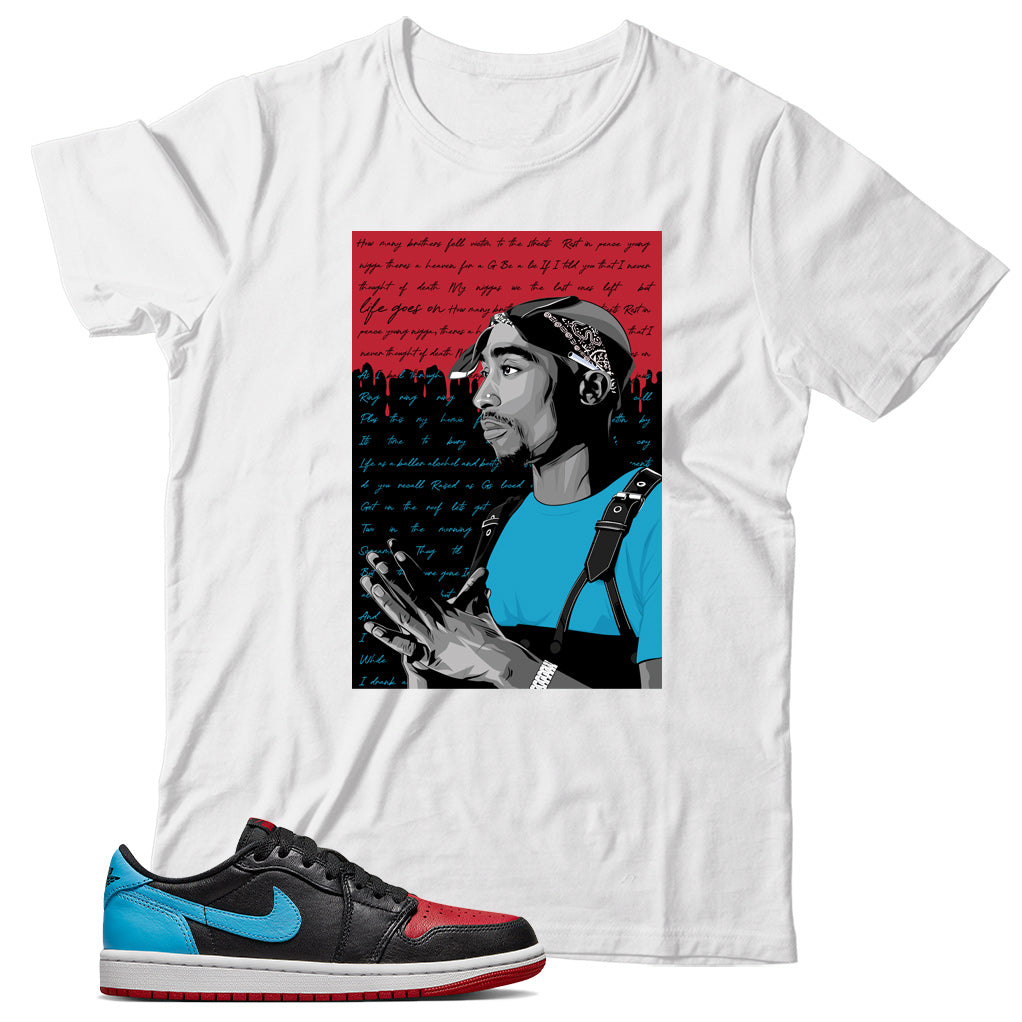 Jordan 1 Low UNC To CHI shirt