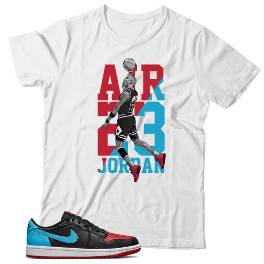 Jordan 1 Low UNC To CHI shirt