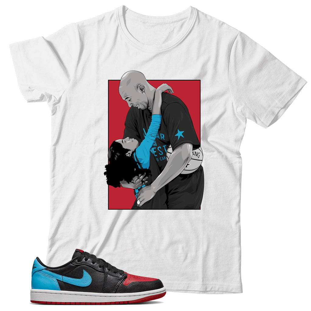 Jordan 1 Low UNC To CHI shirt