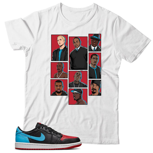 Jordan 1 Low UNC To CHI shirt