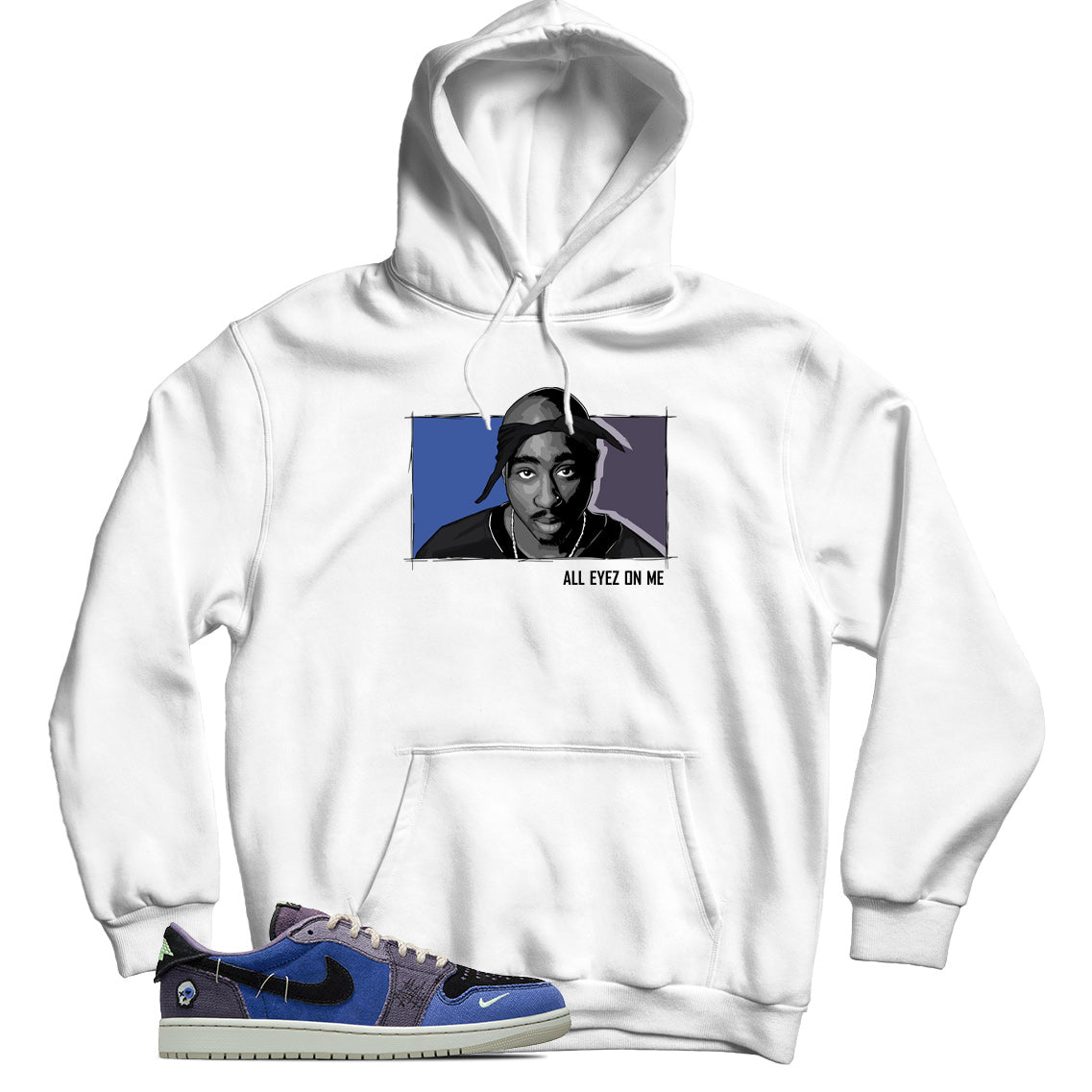 Jordan 1 Low Zion Williamson Voodoo Alternate hoodie