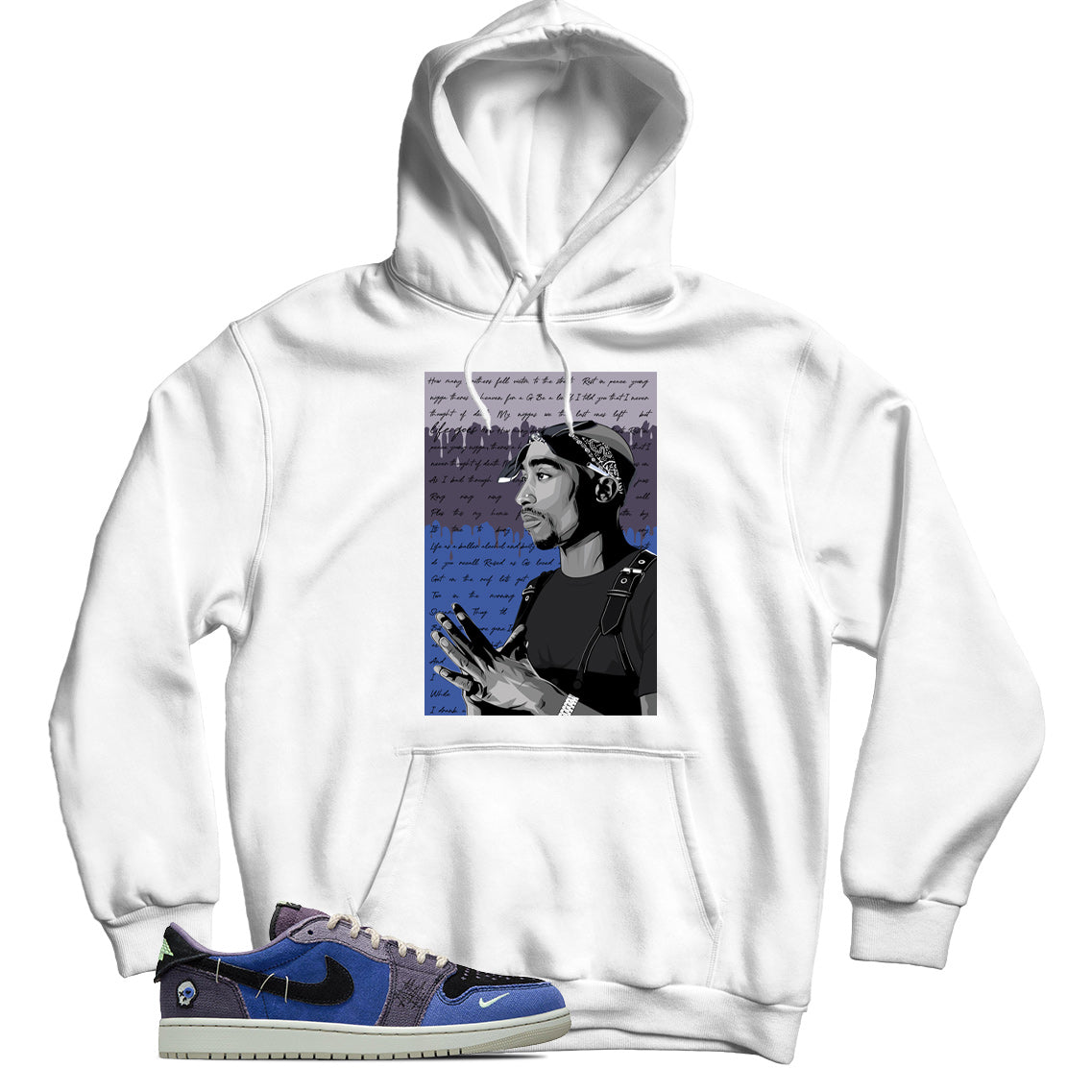 Jordan 1 Low Zion Williamson Voodoo Alternate hoodie