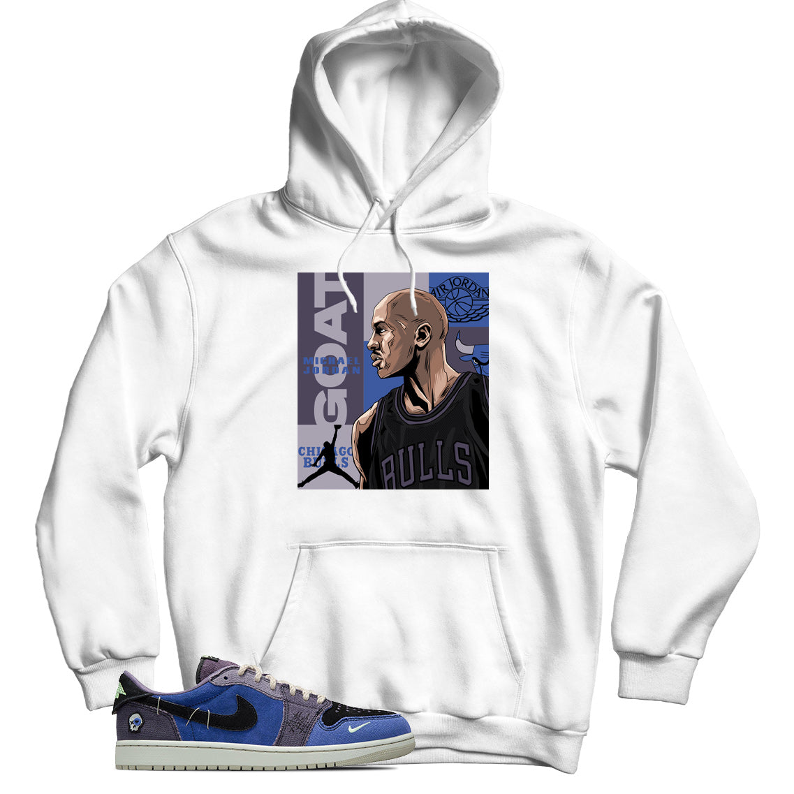 Jordan 1 Low Zion Williamson Voodoo Alternate hoodie