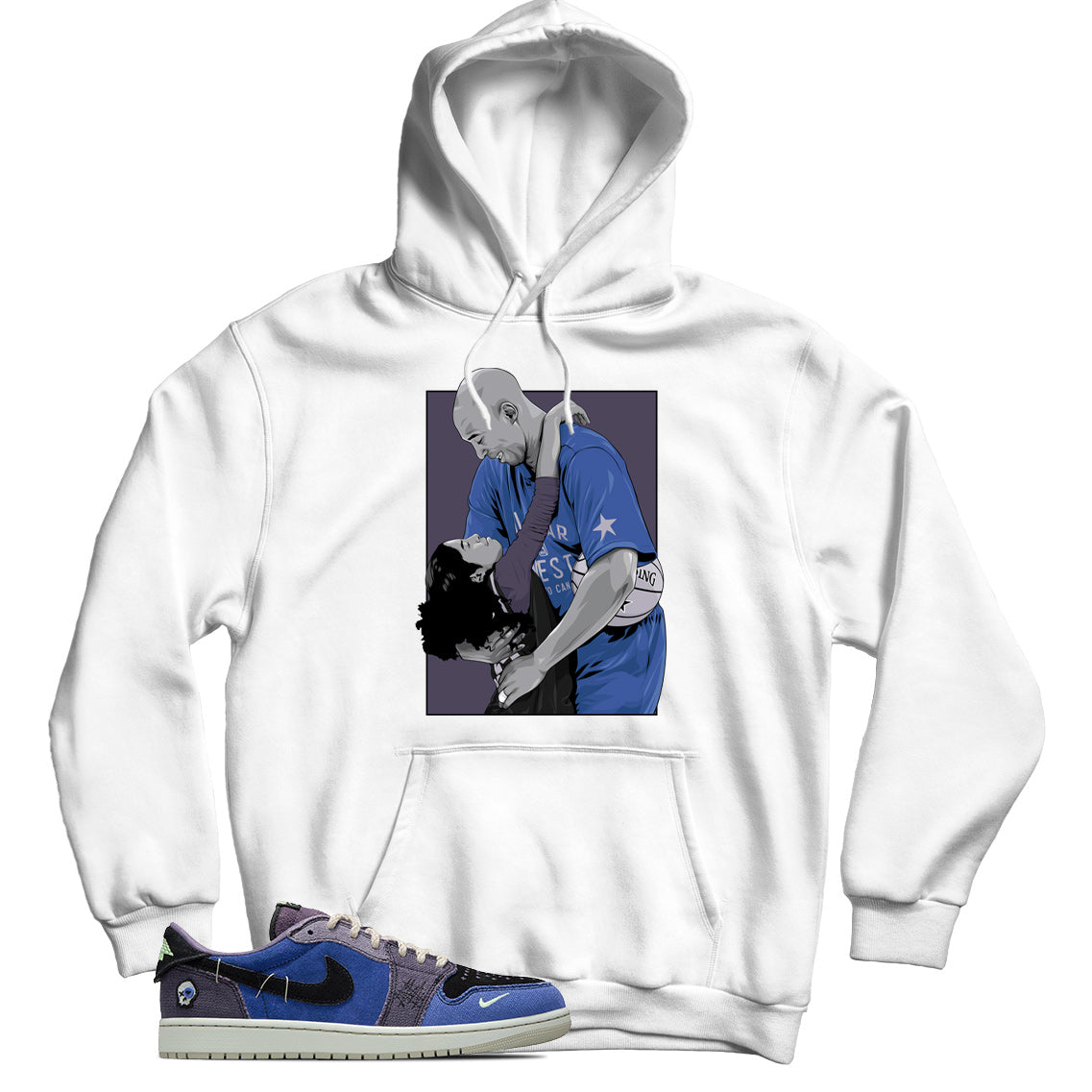 Jordan 1 Low Zion Williamson Voodoo Alternate hoodie