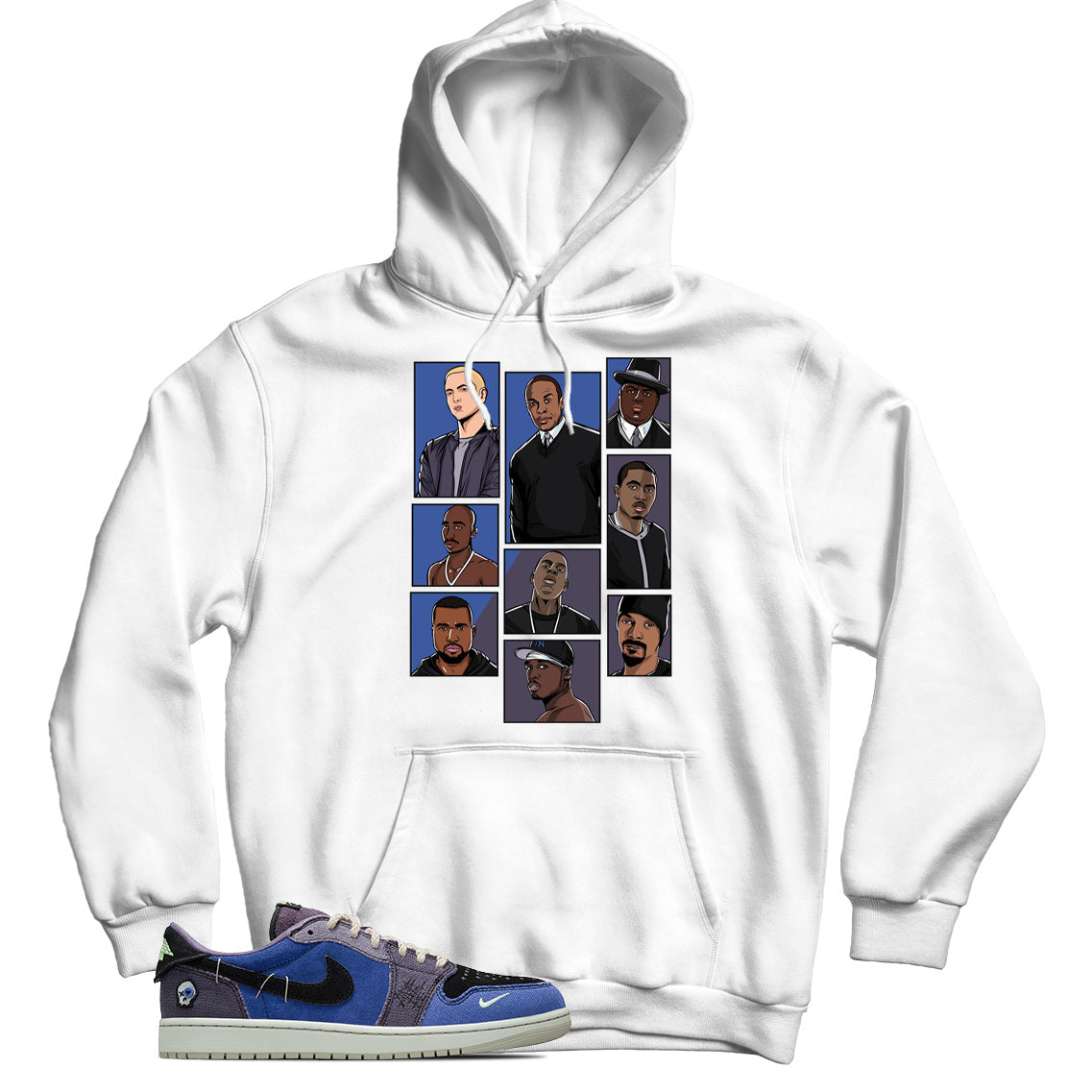 Jordan 1 Low Zion Williamson Voodoo Alternate hoodie