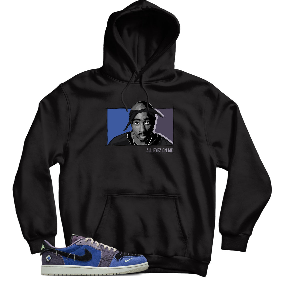 Jordan 1 Low Zion Williamson Voodoo Alternate hoodie