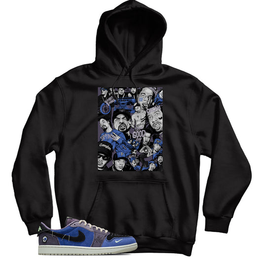 Jordan 1 Low Zion Williamson Voodoo Alternate hoodie