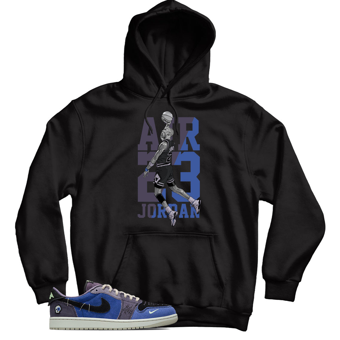 Jordan 1 Low Zion Williamson Voodoo Alternate hoodie