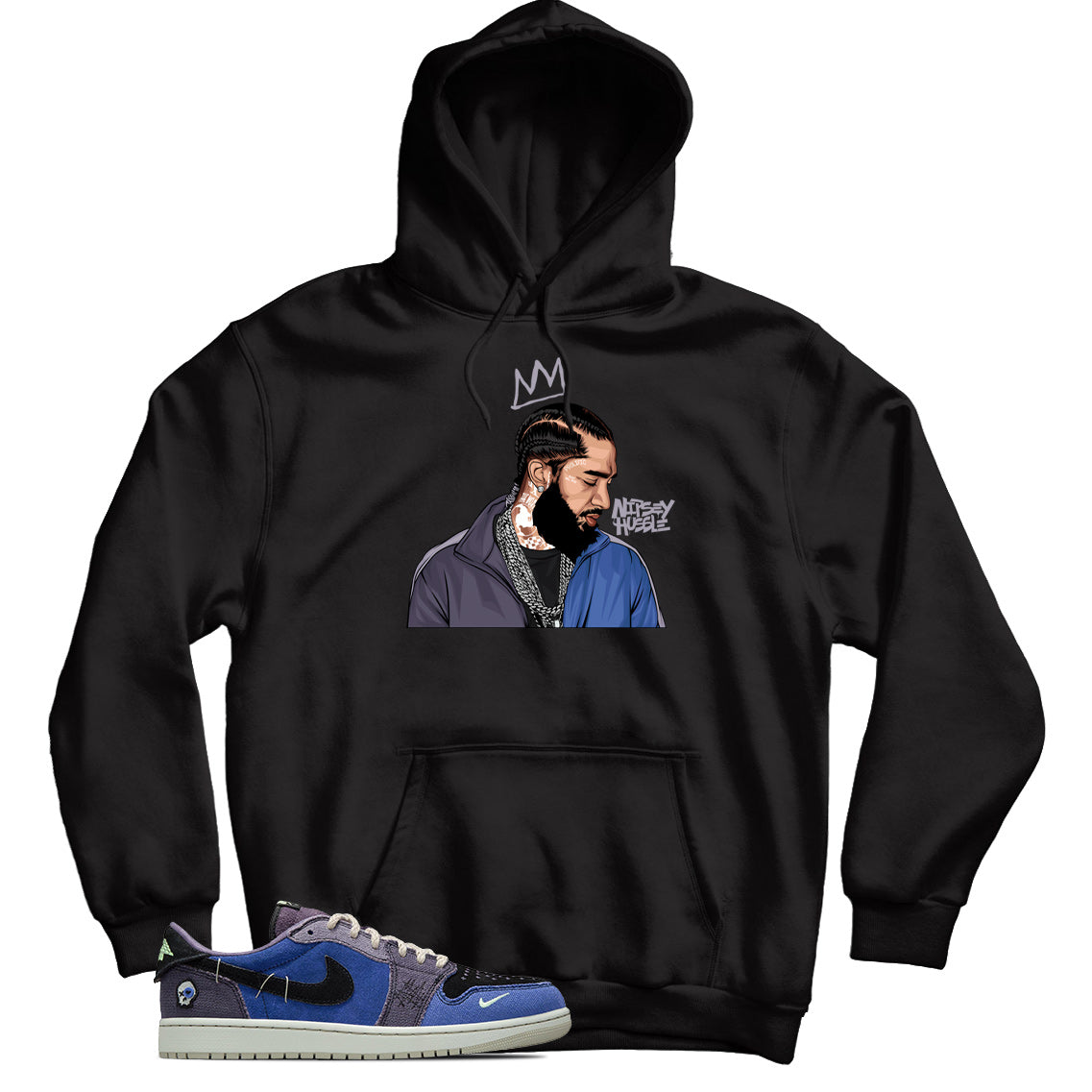 Jordan 1 Low Zion Williamson Voodoo Alternate hoodie