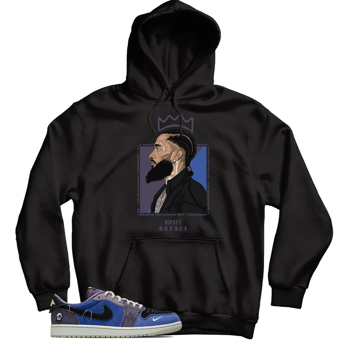 Jordan 1 Low Zion Williamson Voodoo Alternate hoodie