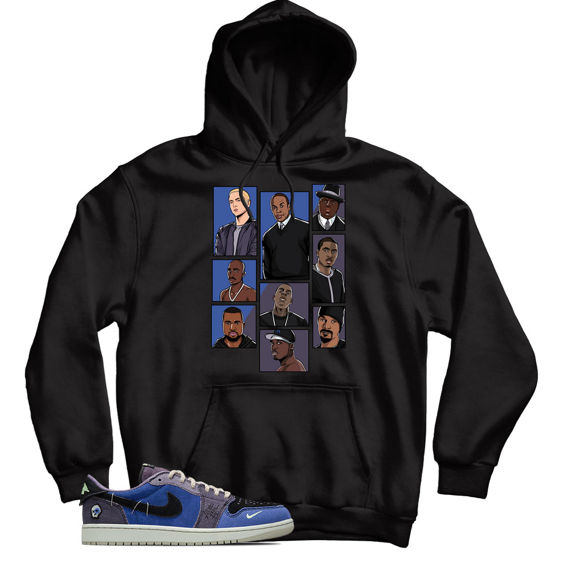 Jordan 1 Low Zion Williamson Voodoo Alternate hoodie