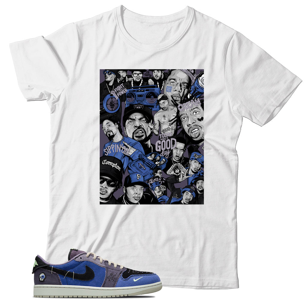 Jordan 1 Low Zion Williamson Voodoo Alternate shirt